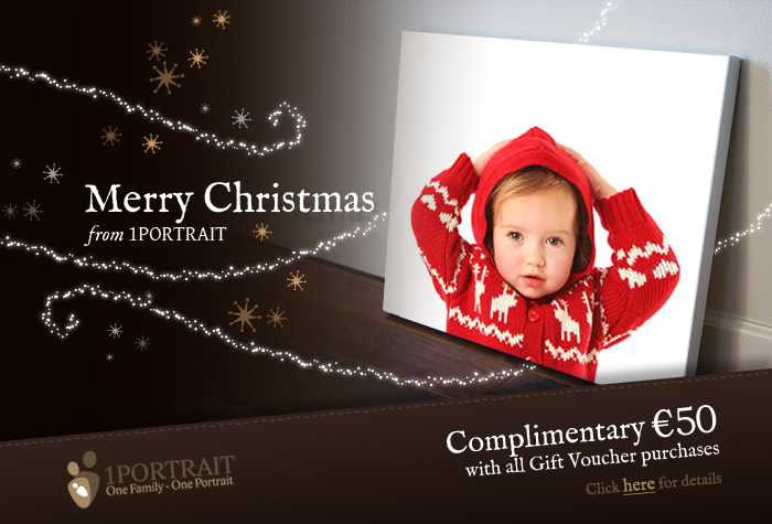 Christmas gift voucher 1PORTRAIT Studio