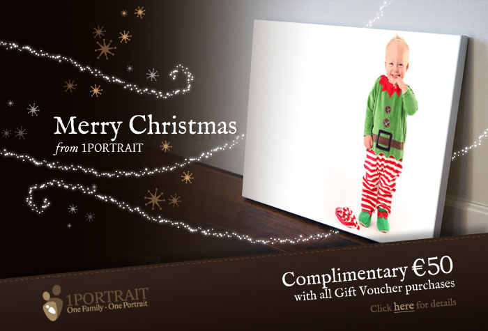 Christmas gift voucher 1PORTRAIT Studio